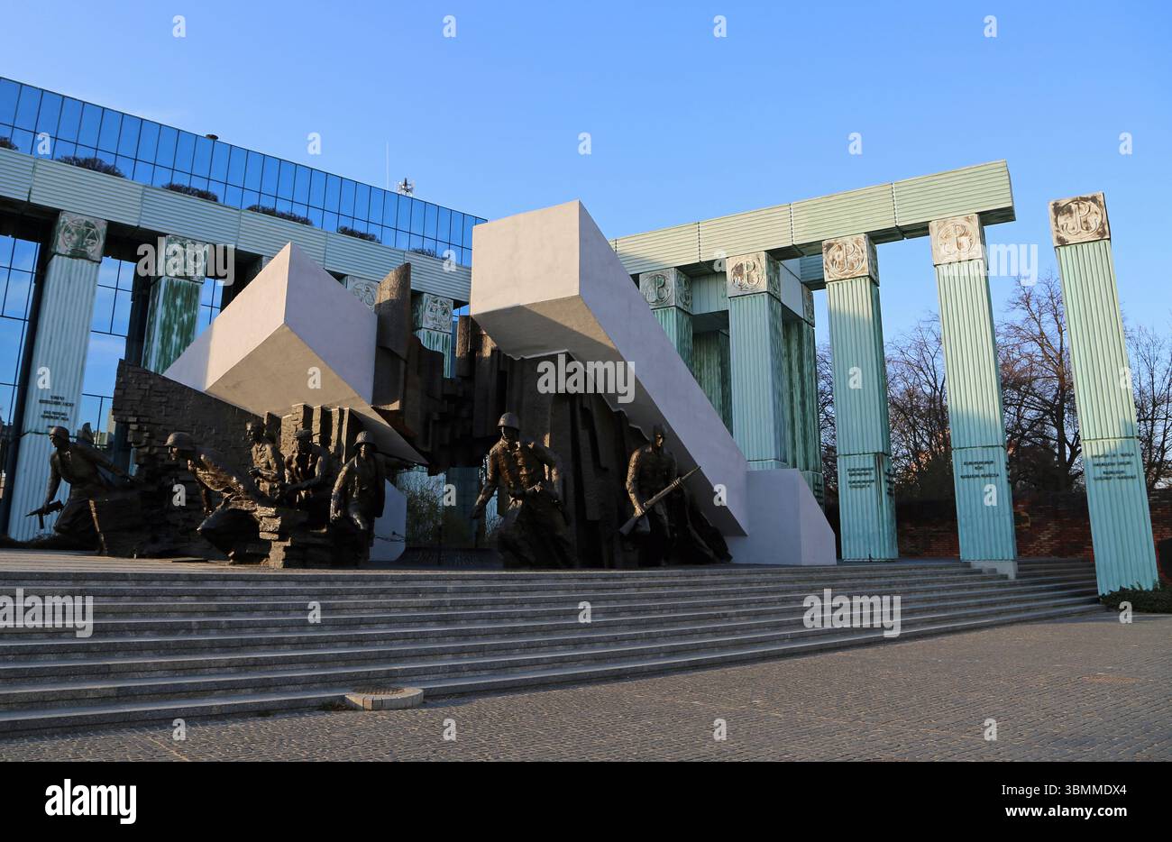 Monumento alla rivolta di Varsavia - Varsavia, Polonia Foto Stock