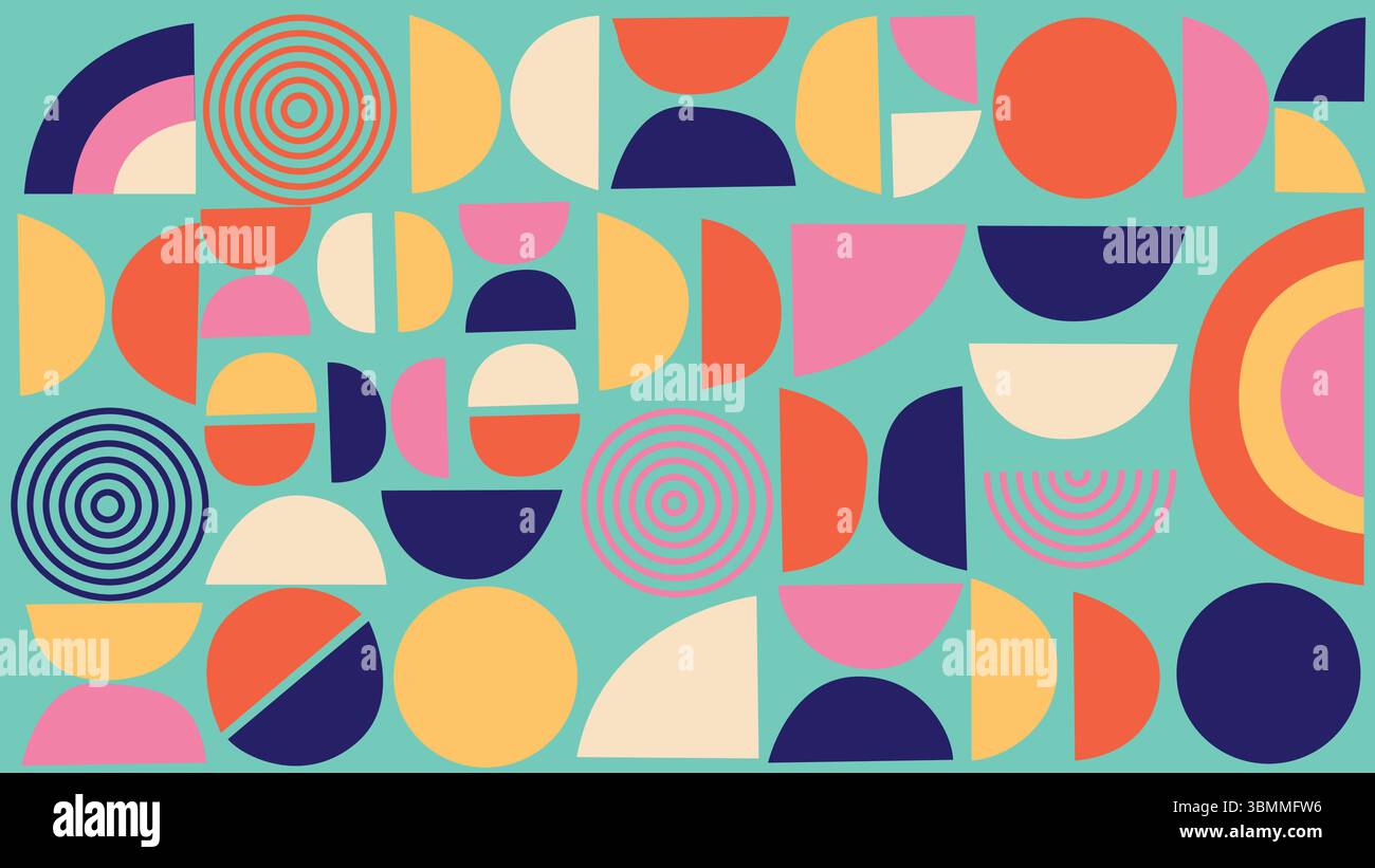 Colorate forme astratte sfondo Illustrazione Vettoriale