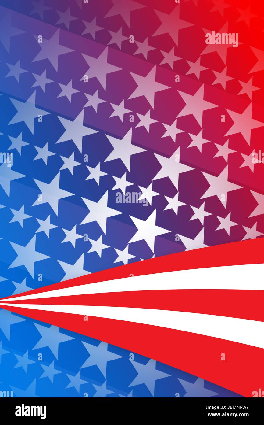 Stelle in uno sfondo blu Foto Stock