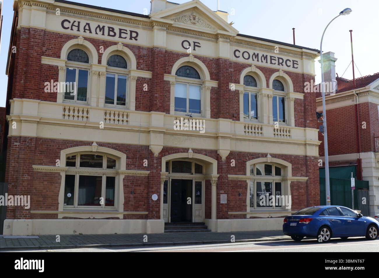 Ex camera di commercio, edificio storico lungo Phillimore Street, Fremantle, Australia Occidentale, Australia Foto Stock