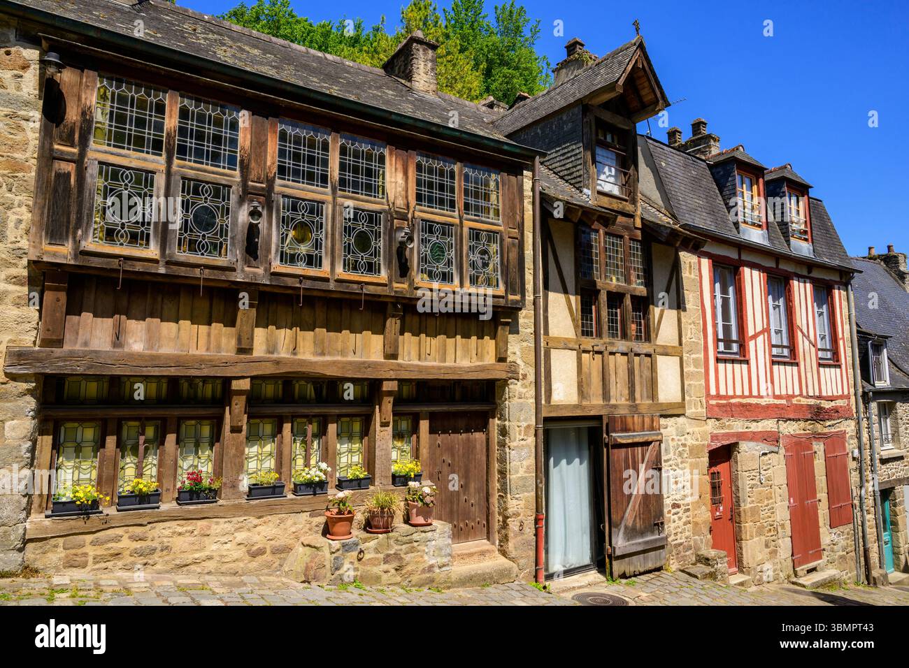 Dinan, Côtes-d'Armor, Bretagna, Francia Foto Stock