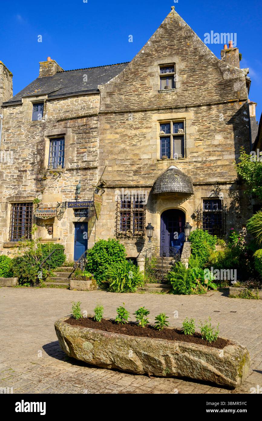 Rochefort-en-Terre, Morbihan, Bretagna, Francia Foto Stock