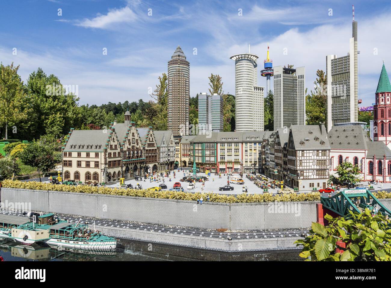 Modellismo, parco divertimenti Legoland, Guenzburg, Germania, Europa Foto Stock