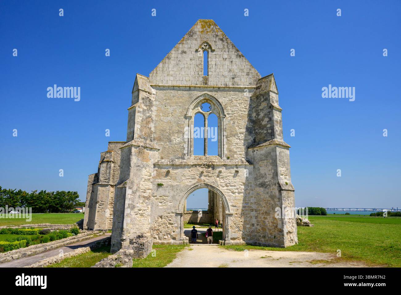 Abbaye des Chateliers, la flotte, Île de Ré, Charente-Maritime, Francia Foto Stock