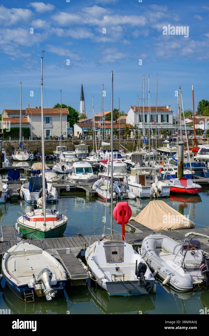ARS-en-Ré, Île de Ré, Charente-Maritime, Francia Foto Stock