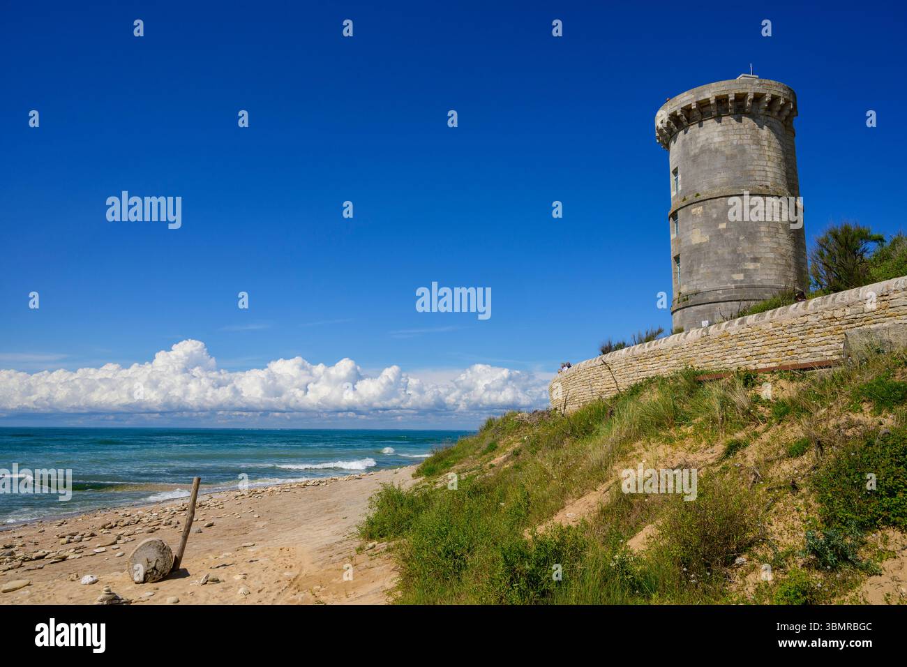 Torre Vauban, Saint-Clément-des-Baleines, Île de Ré, Charente-Maritime, Francia Foto Stock