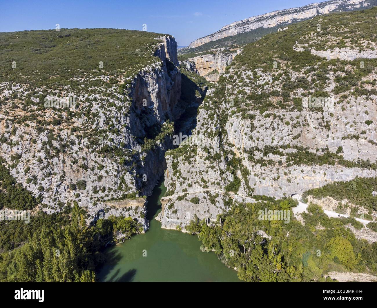 Foz de Lumbier, Liedena, Navarra, Spagna, Europa Foto Stock