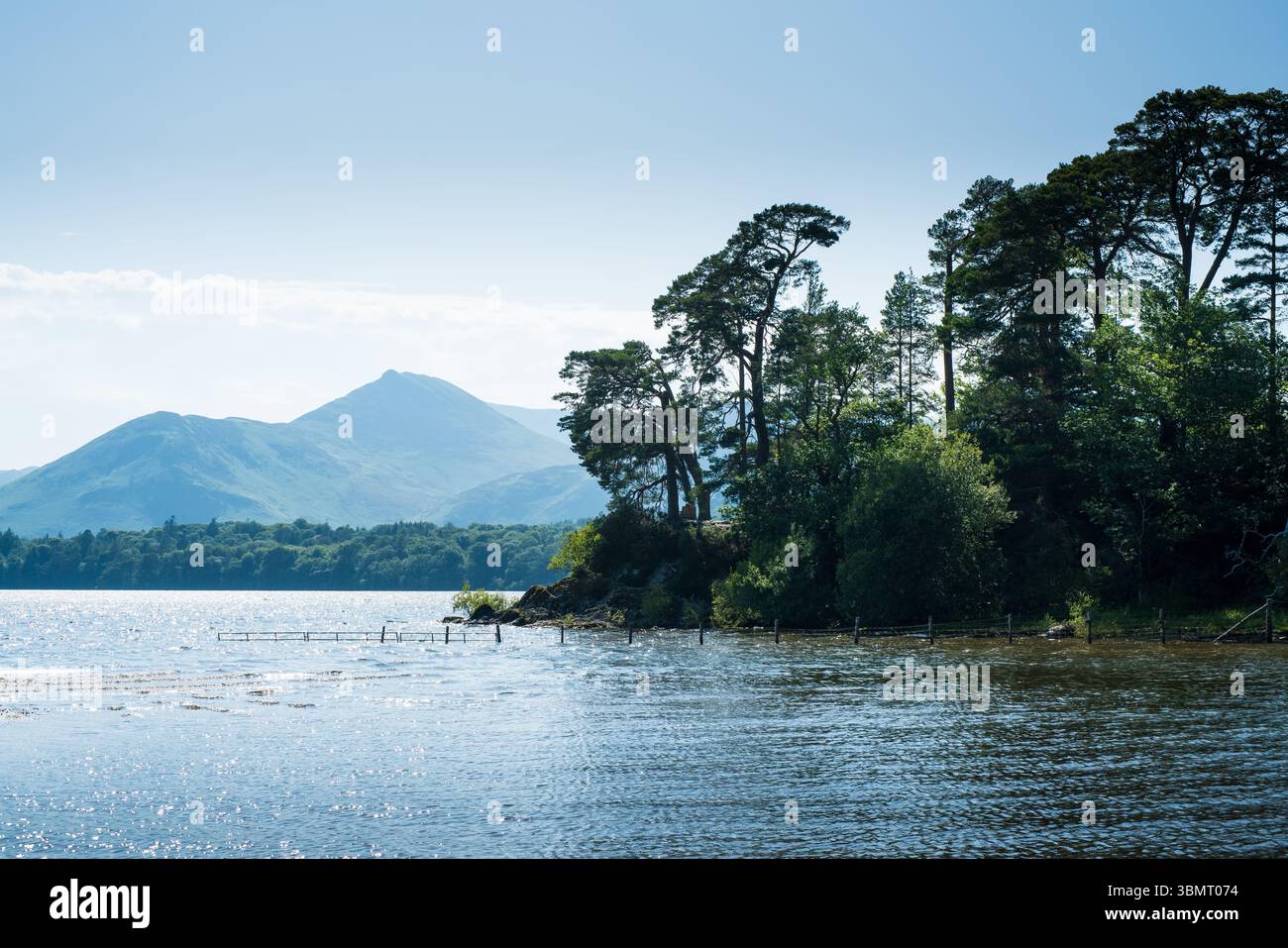 Il punto panoramico di Friar's Crag a Keswick Foto Stock