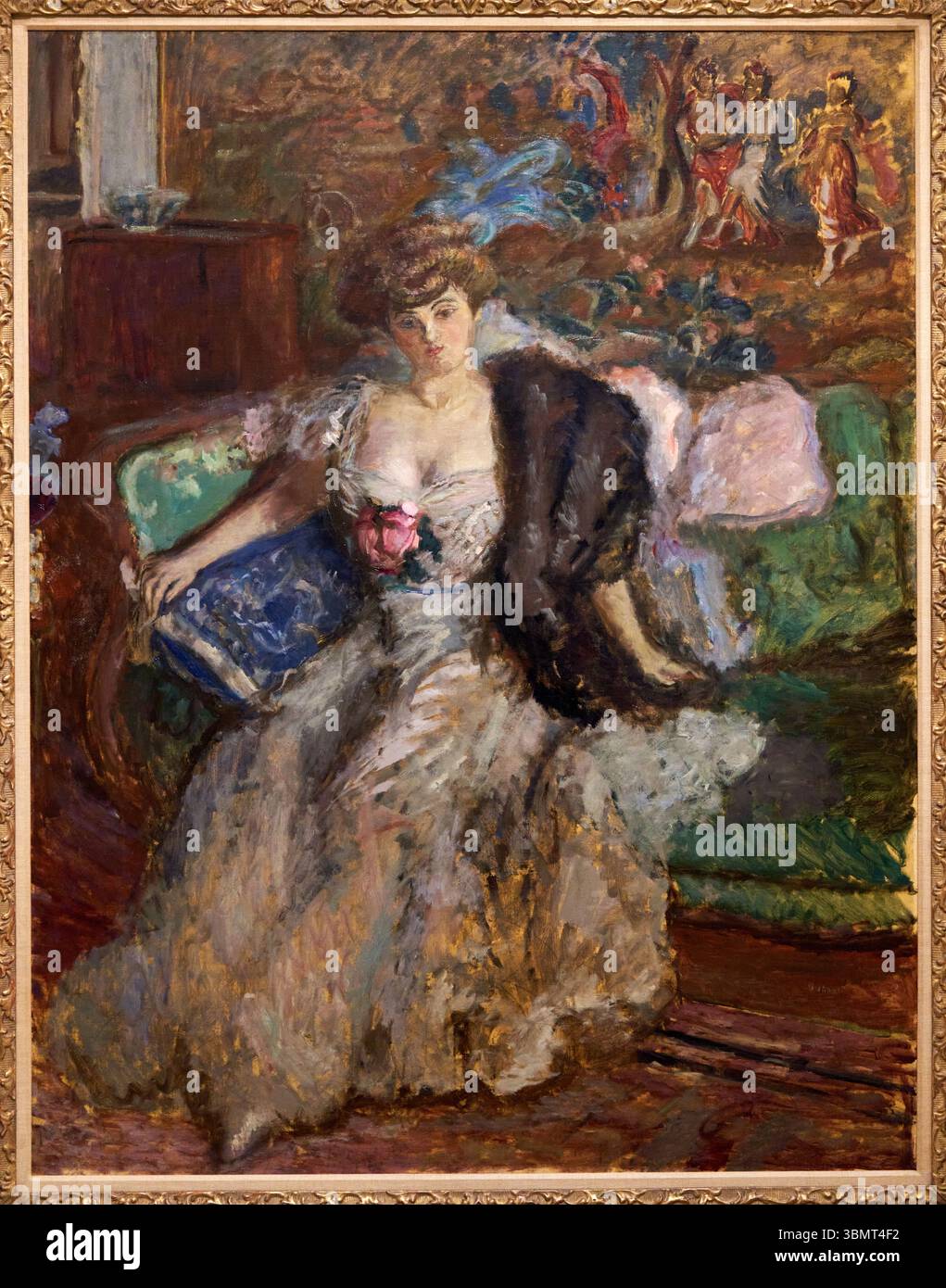 Misia Godebska, 1908, Pierre Bonnard (Fontenay-aux-Roses, 1867-le Cannet, 1947), museo Thyssen Bornemisza, Madrid, Spagna Foto Stock