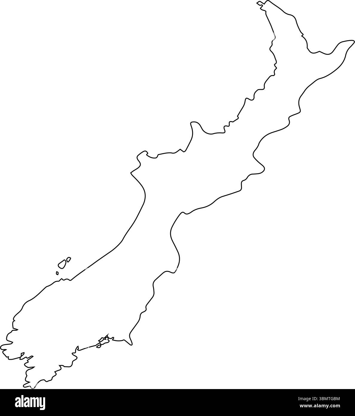 Mappa vettoriale della nuova Zelanda isolata su uno sfondo trasparente, mappa dettagliata della nuova Zelanda Illustrazione Vettoriale