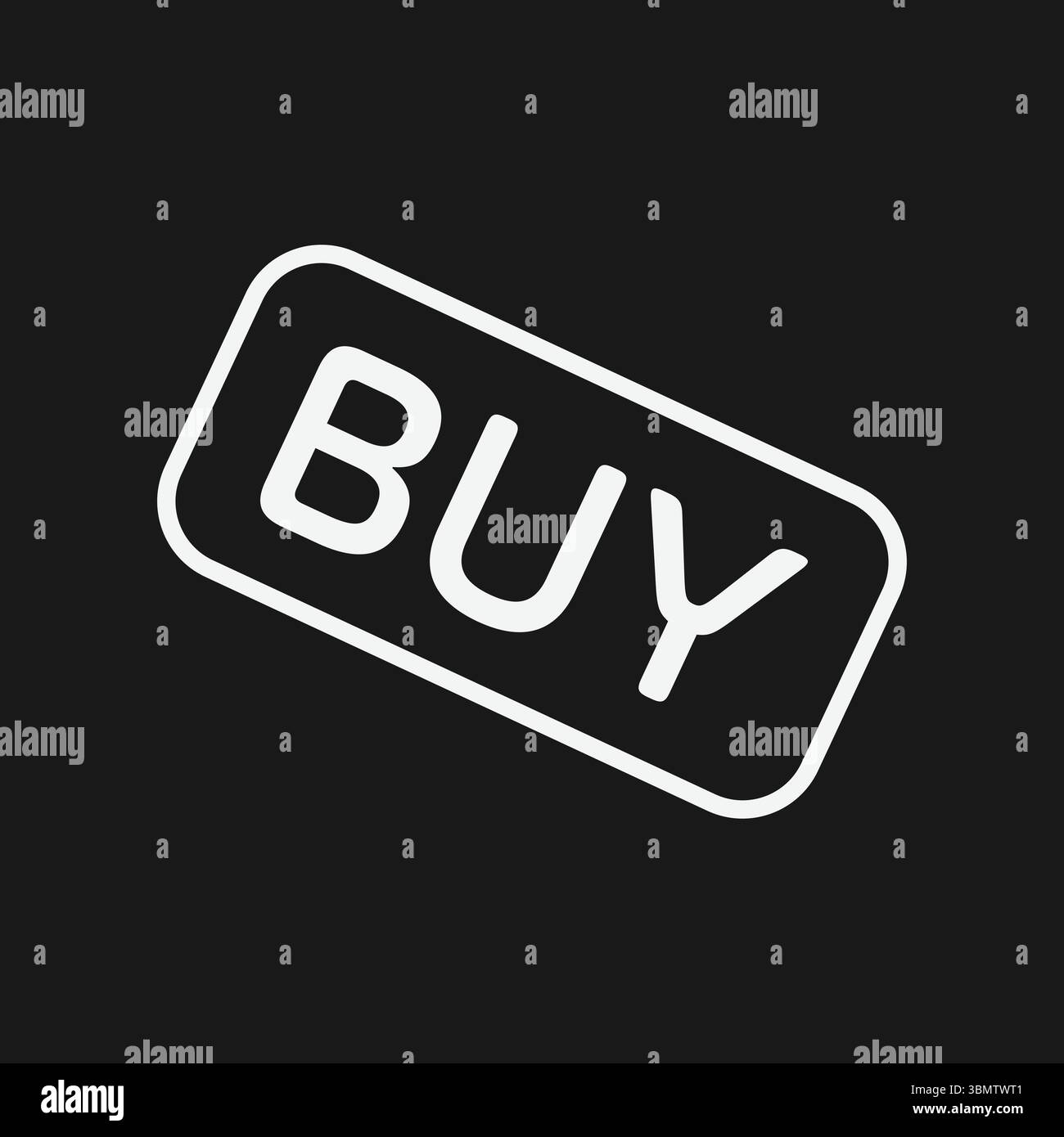 Pulsante "Acquista" di e-commerce Call-to-Action per acquisti online, acquisti digitali nel negozio e acquisti in-App Illustrazione Vettoriale