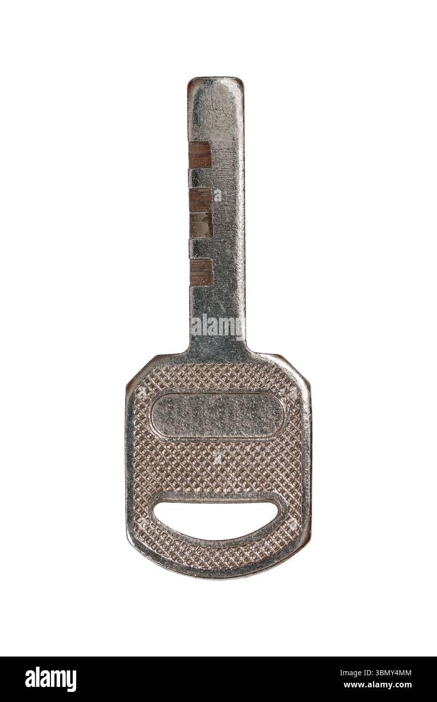 Si tratta di una chiave Home a uso singolo isolata su bianco. Foto Stock
