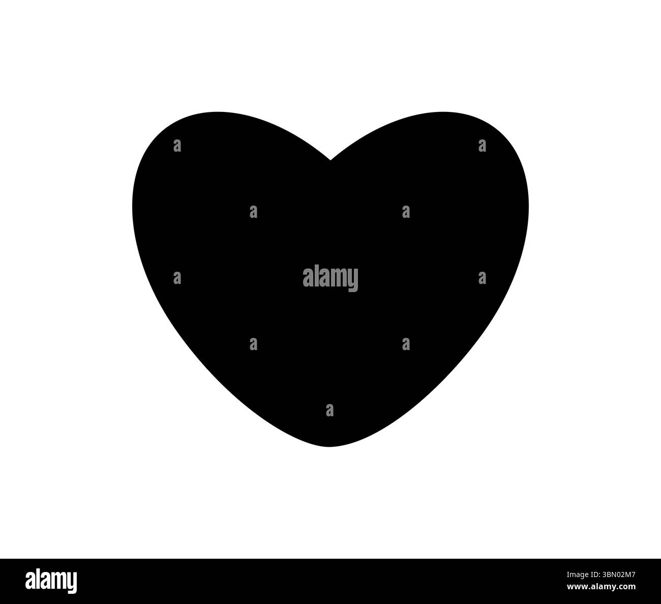 Fregio con etichetta e logo adesivo nero. Forma dell'etichetta per la progettazione del badge, l'offerta di vendita, il marchio del prodotto originale, l'elemento di branding. Silhouette a cuore nera. Vettore Illustrazione Vettoriale