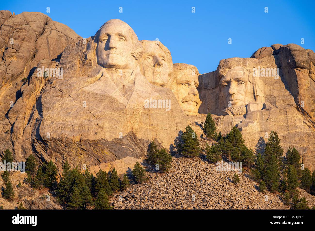Mount Rushmore National Memorial, South Dakota, Stati Uniti, di Dominique Braud/Dembinsky Photo Assoc Foto Stock