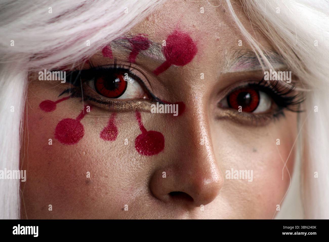Bogotà, Colombia. 28 giugno 2025. Cosplayers, appassionati di cinema e fan partecipano al Comicon Bogota, il 28 giugno 2025. Foto di: Jorge Londono/Long Visual Press credito: Long Visual Press/Alamy Live News Foto Stock