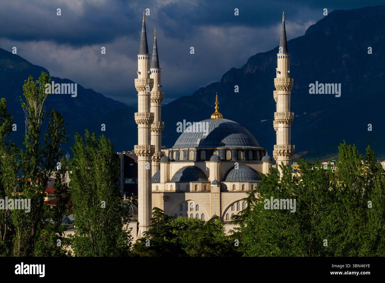 Tirana, Albania. Grande Moschea di Tirana, Moschea di Namazgah Foto Stock
