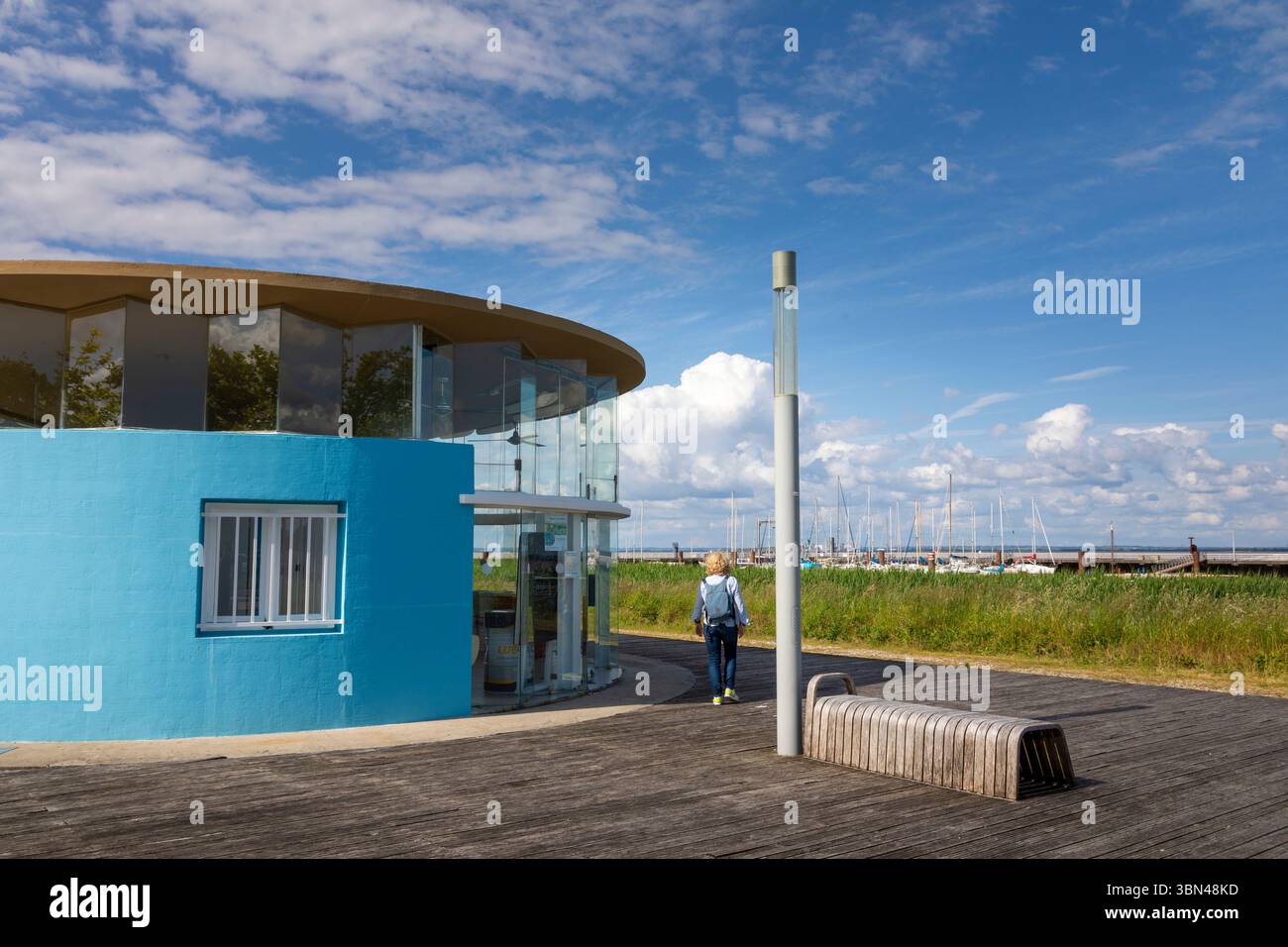 Francia, Nouvelle-Aquitaine, Gironde, estuaire de la Gironde, cote Medoc, Pauillac Foto Stock