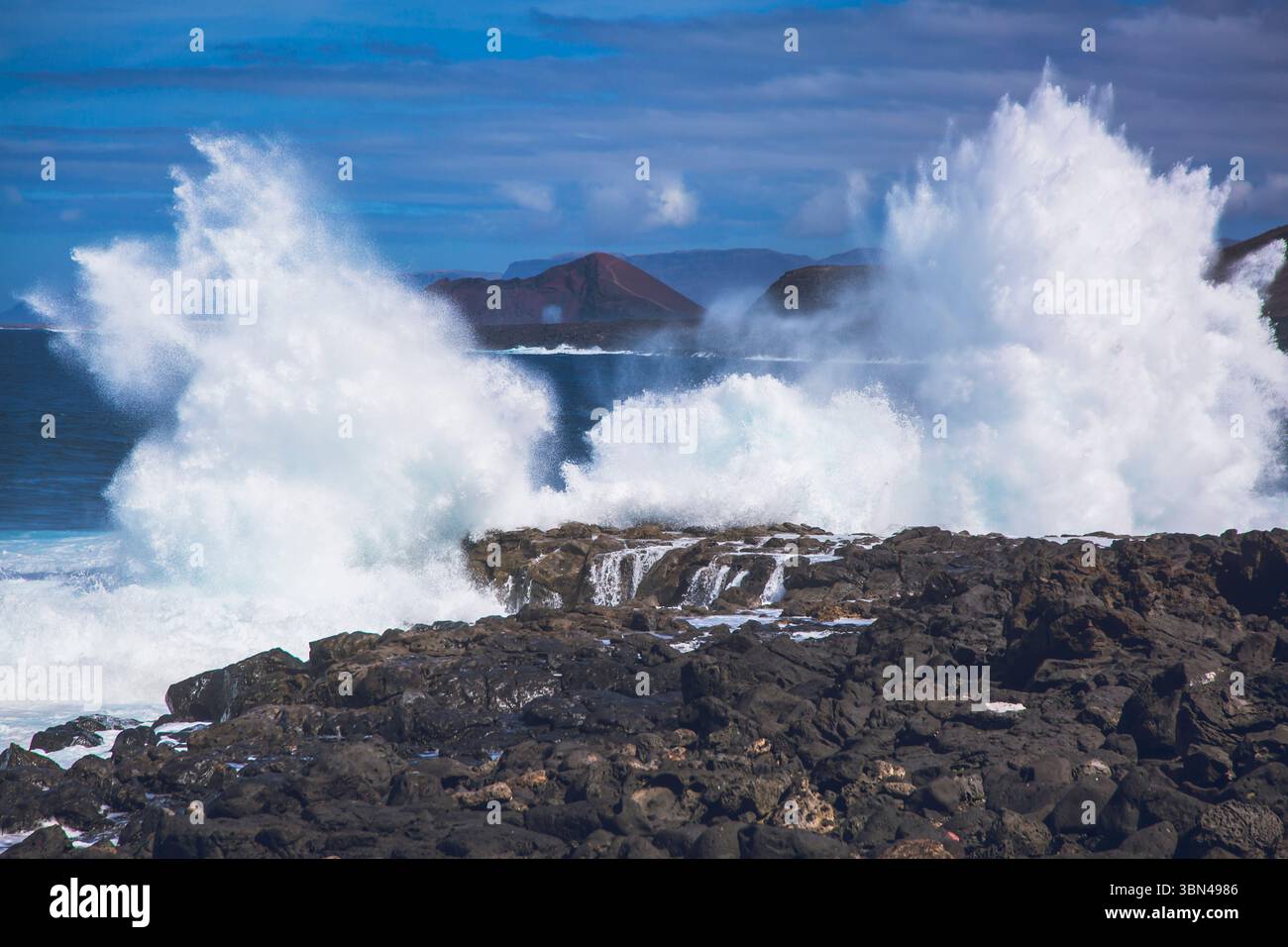 Spagna, Isole Canarie, Lanzarote, Tenesar Foto Stock