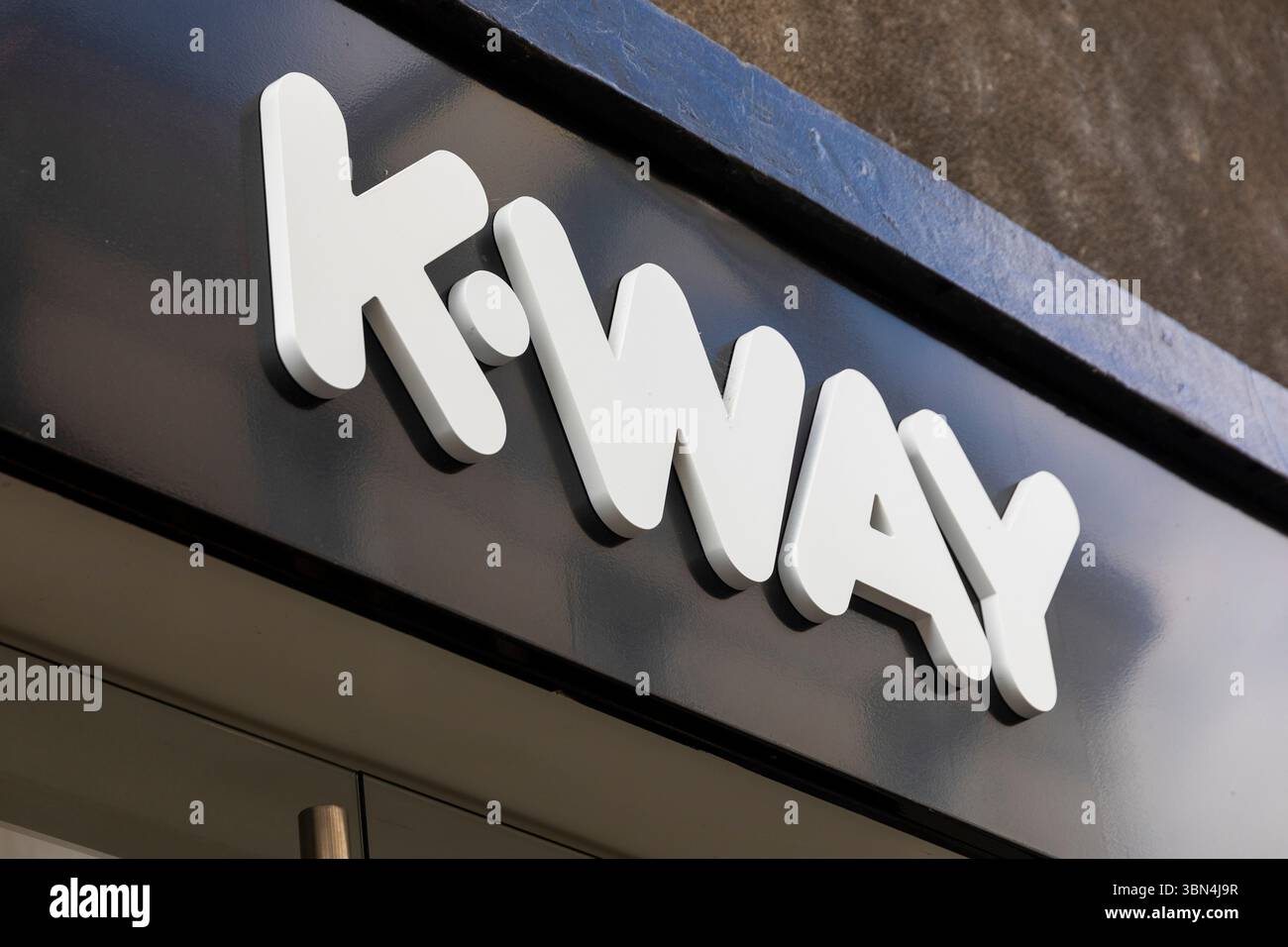 Boutique K-Way Foto Stock