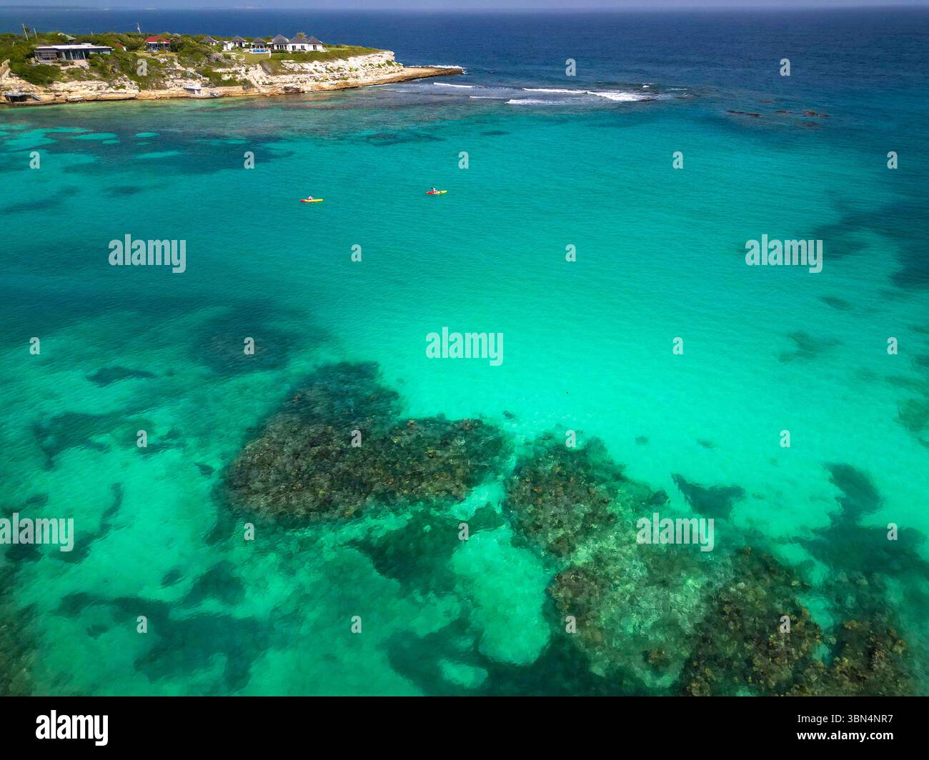 Antigua e Barbuda, Indie occidentali, Antigua Island, Willikies, devil's Bridge National Park Foto Stock