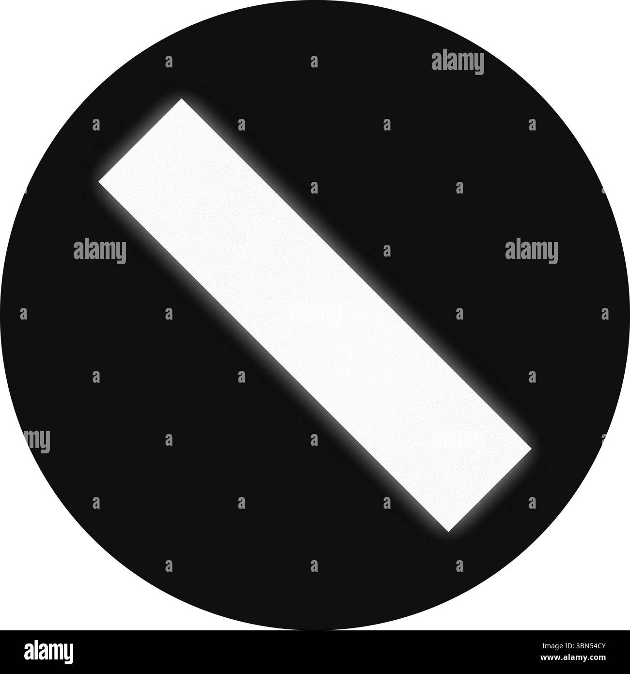 Procedere con le indicazioni per i tram in Germania - solo a sinistra. Foto Stock