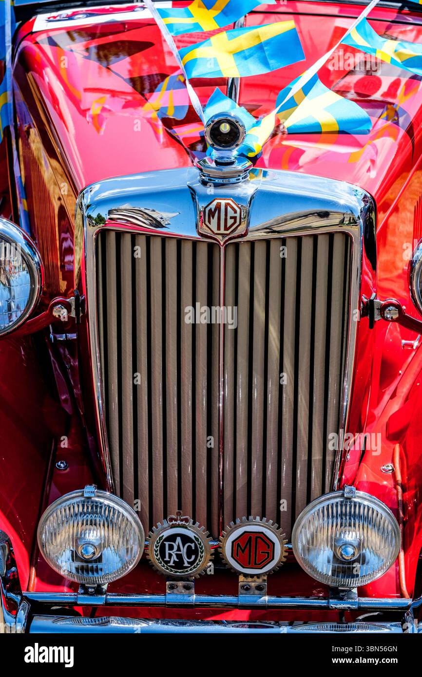 Londra Regno Unito, giugno 29 2025, Classic MGA Sports Car Foto Stock