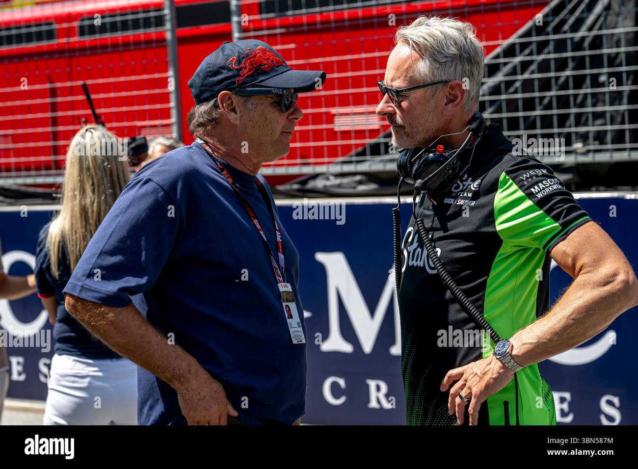 Spielberg, Austria, 29 giugno 2025, Gerhard Berger, ex pilota automobilistico che ha partecipato al Gran Premio d'Austria 2025, che si svolge a Spielberg, Austria. Crediti: Michael Potts/Alamy Live News Foto Stock