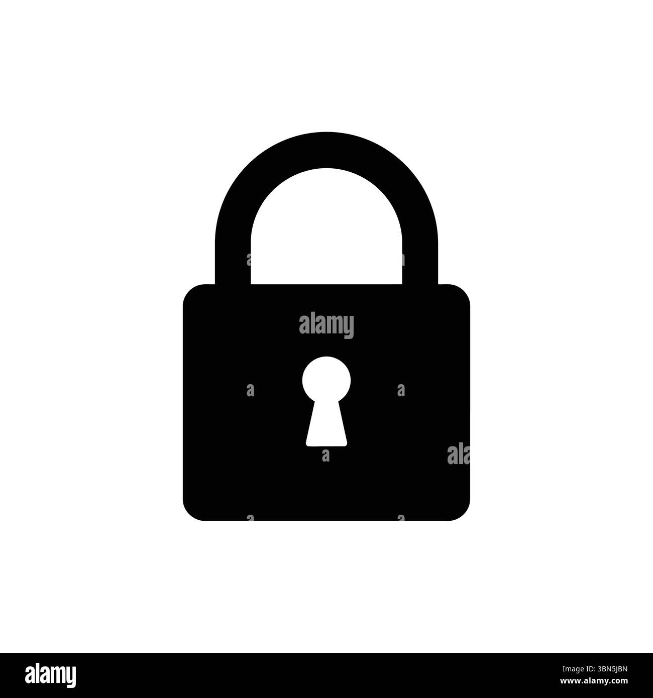 Icona del lucchetto, vettore del lucchetto di sicurezza, design piatto, illustrazione, controllo degli accessi, sicuro, protetto Illustrazione Vettoriale