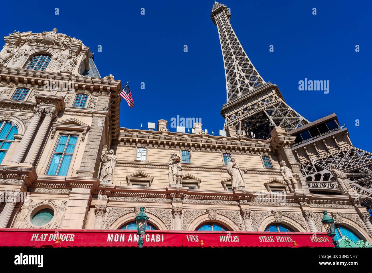 Las Vegas. Hotel-casinò 'Parigi' Foto Stock