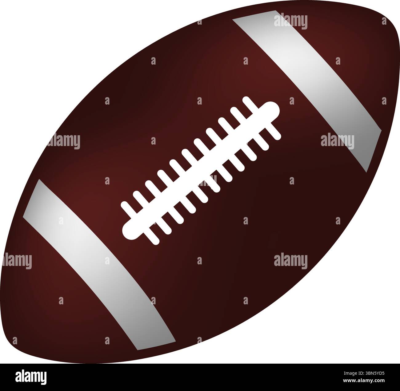 Icona di American Football Vector Illustrazione Vettoriale