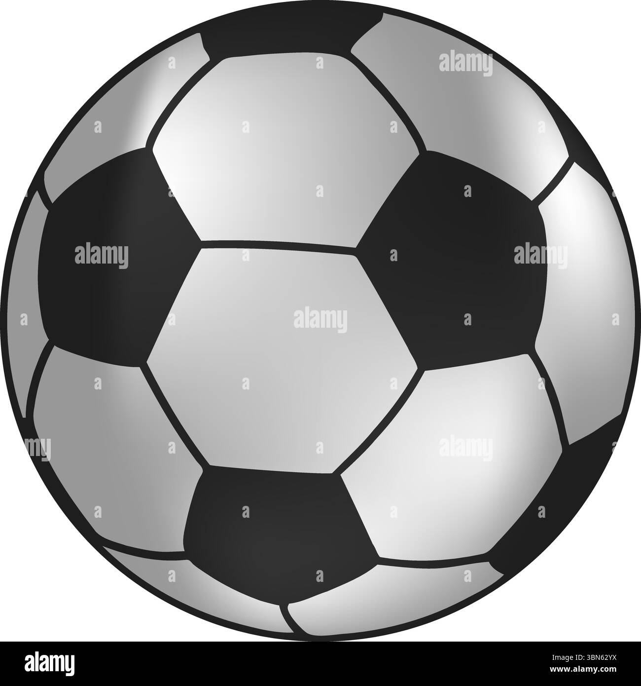 Pallone da calcio Vector Illustrazione Vettoriale