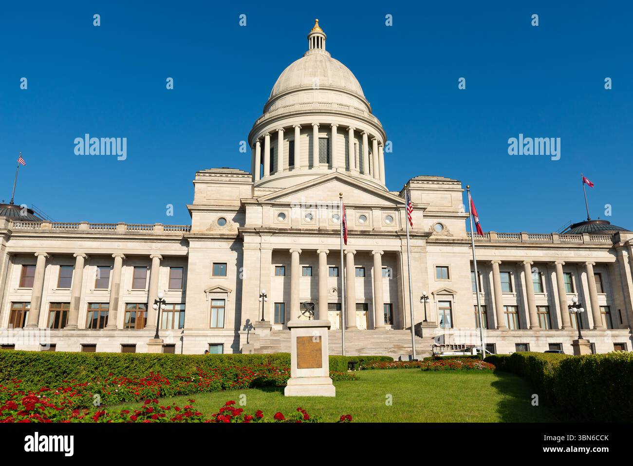 Esterno dell'edificio governativo dell'Arkansas a Little Rock, Arkansas, Stati Uniti. Foto Stock