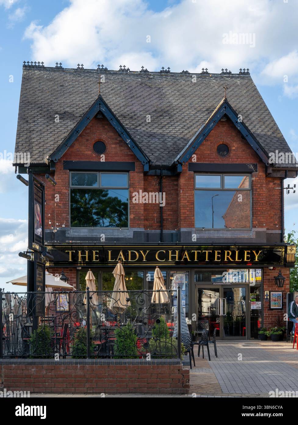 The Lady Chatterley - Wetherspoon Public House - Nottingham Road, Eastwood, Nottinghamshire, Inghilterra, Regno Unito Foto Stock