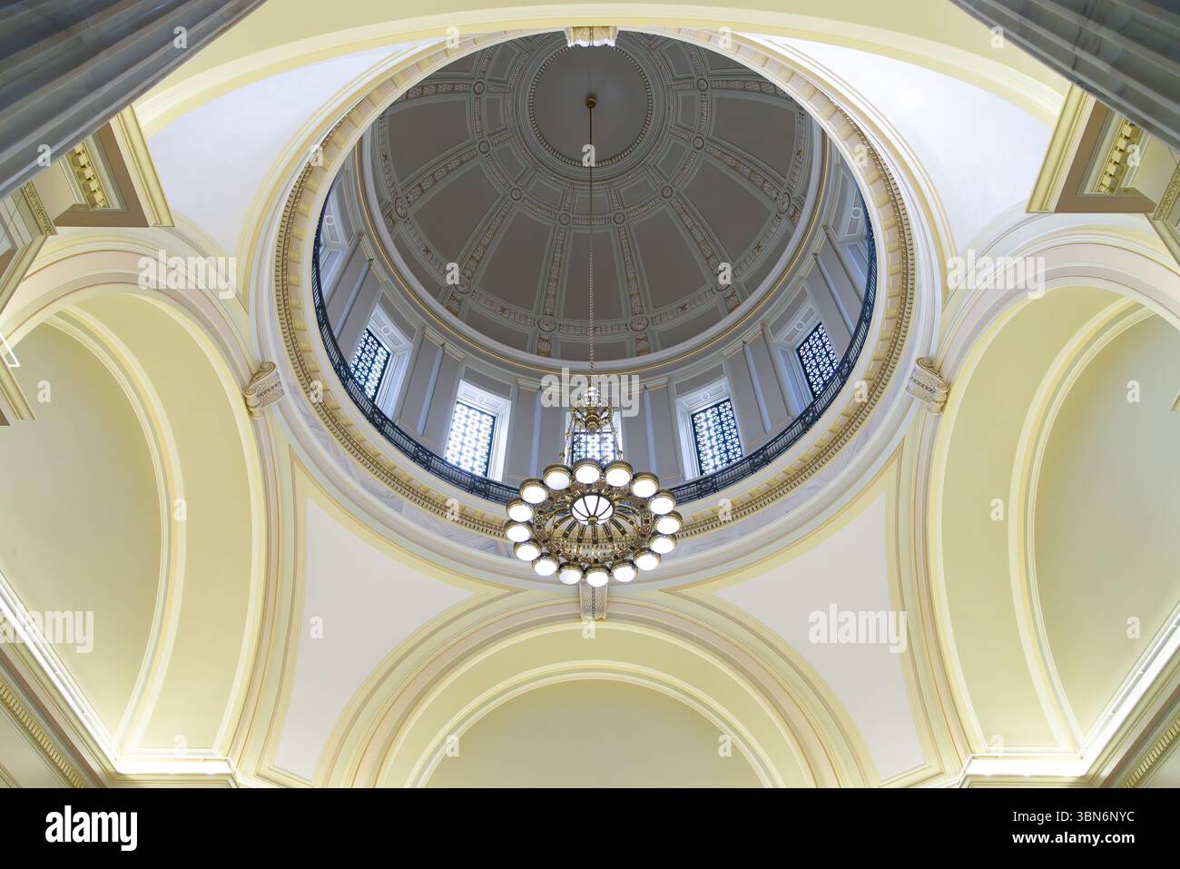 Interno dell'Arkansas State Capitol Building a Little Rock, Arkansas, Stati Uniti. Foto Stock