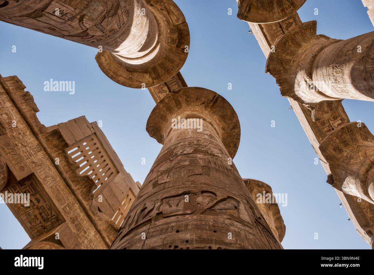 Complesso del tempio di Karnak Luxor Egitto Foto Stock