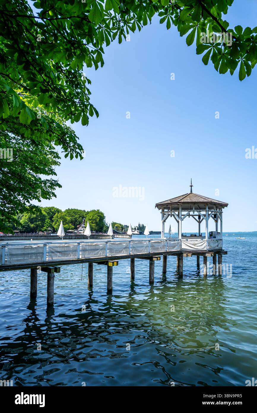 Città vecchia di Bregenz, Svizzera Foto Stock