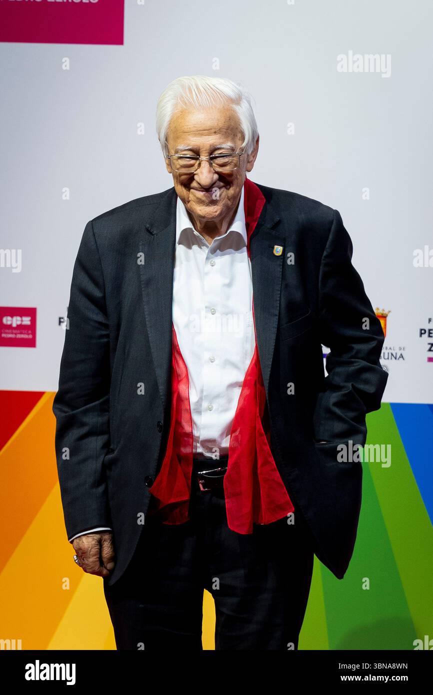 Padre Angel partecipa ai Pedro Zerolo Awards al Teatro Magno il 30 giugno 2025 a Madrid, Spagna. (Crediti: Miguel Escavias/Alfa Images/Alamy Live News) Foto Stock