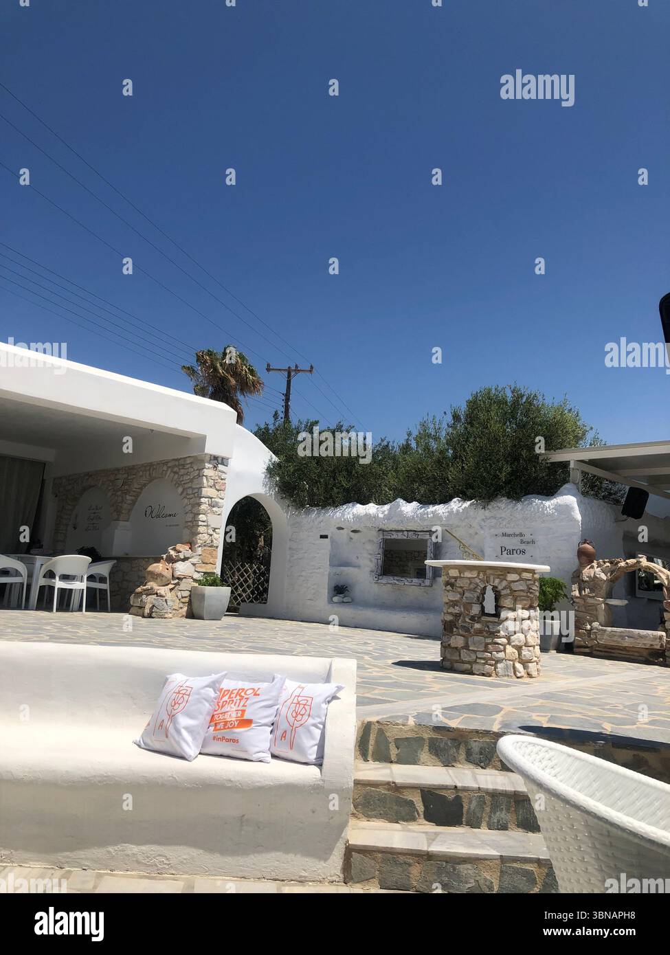 Isola di Paros, Grecia Foto Stock