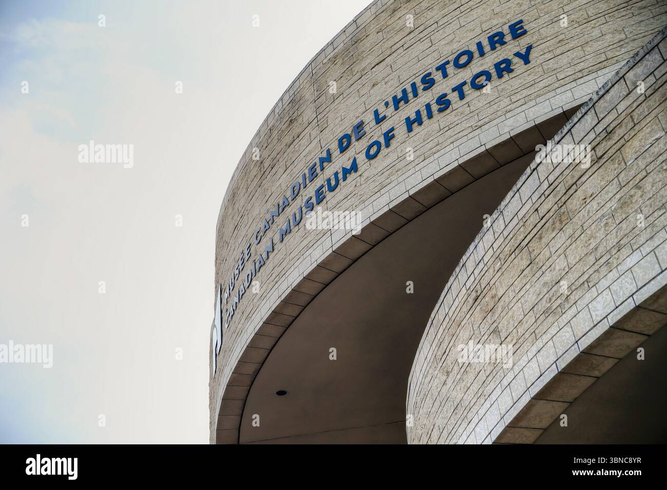 Gatineau, Quebec - 29 settembre 2017: Esterno del Canadian Museum of History a Gatineau, Quebec Foto Stock