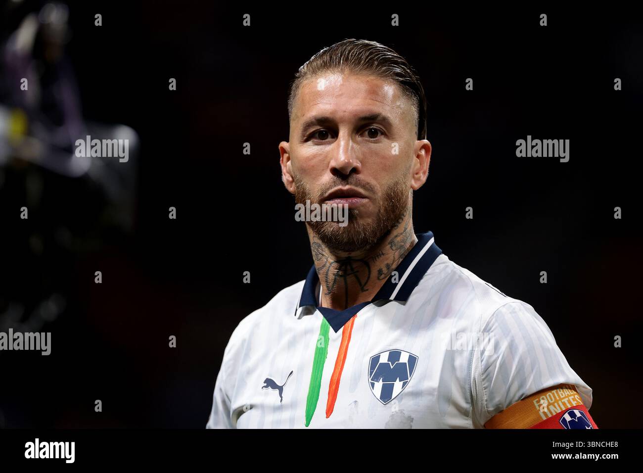Atlanta, Stati Uniti. 1 luglio 2025. Sergio Ramos del CF Monterrey durante la partita di Coppa del mondo Borussia Dortmund vs CF Monterrey al Mercedes Benz Stadium di Atlanta. Il credito per immagini dovrebbe essere: Jonathan Moscrop/Sportimage Credit: Sportimage Ltd/Alamy Live News Foto Stock