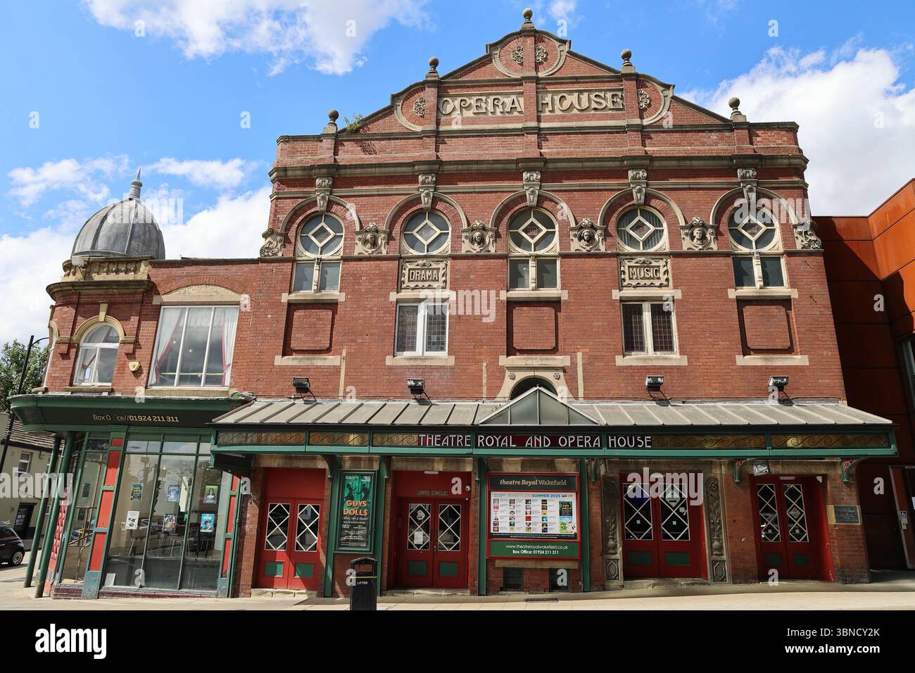 Theatre Royal e Opera House, Wakefield, Yorkshire Foto Stock