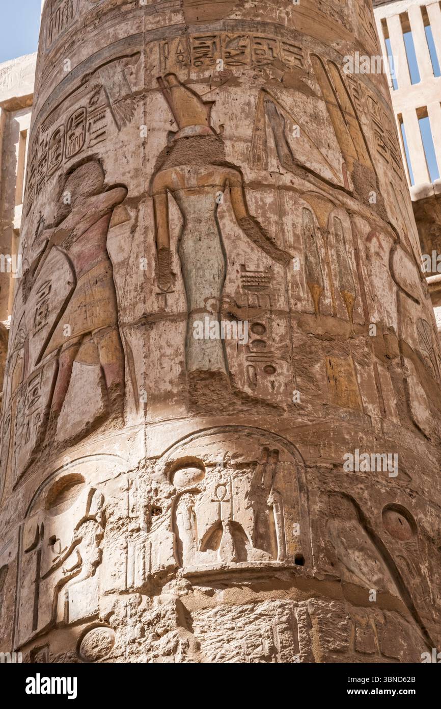 Complesso del tempio di Karnak Luxor Egitto Foto Stock