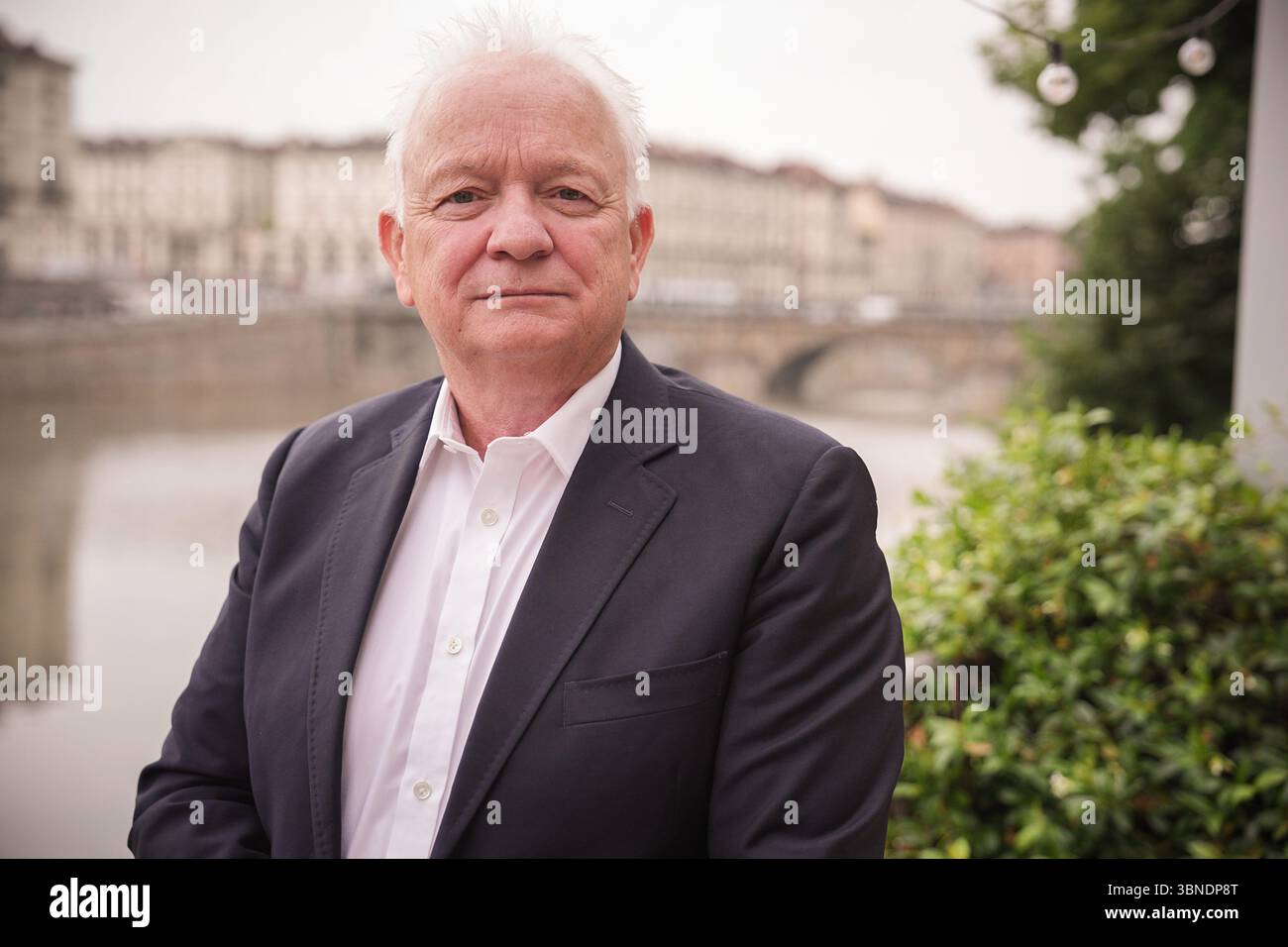 Conferenza stampa Ryanair & Torino Airport con il ceo Eddie Wilson e l'ad Andrea Andorno nella foto: Eddie Wilson - Torino, Mercoledì 2 luglio 2025 (foto Marco Alpozzi/Lapresse) Ryanair & Torino Airport Press Conference con il CEO Eddie Wilson e il CEO Andrea Andorno - Torino, mercoledì 2 luglio 2025 (foto Marco Alpozzi/Lapresse) crediti: LaPresse/Alamy Live News Foto Stock