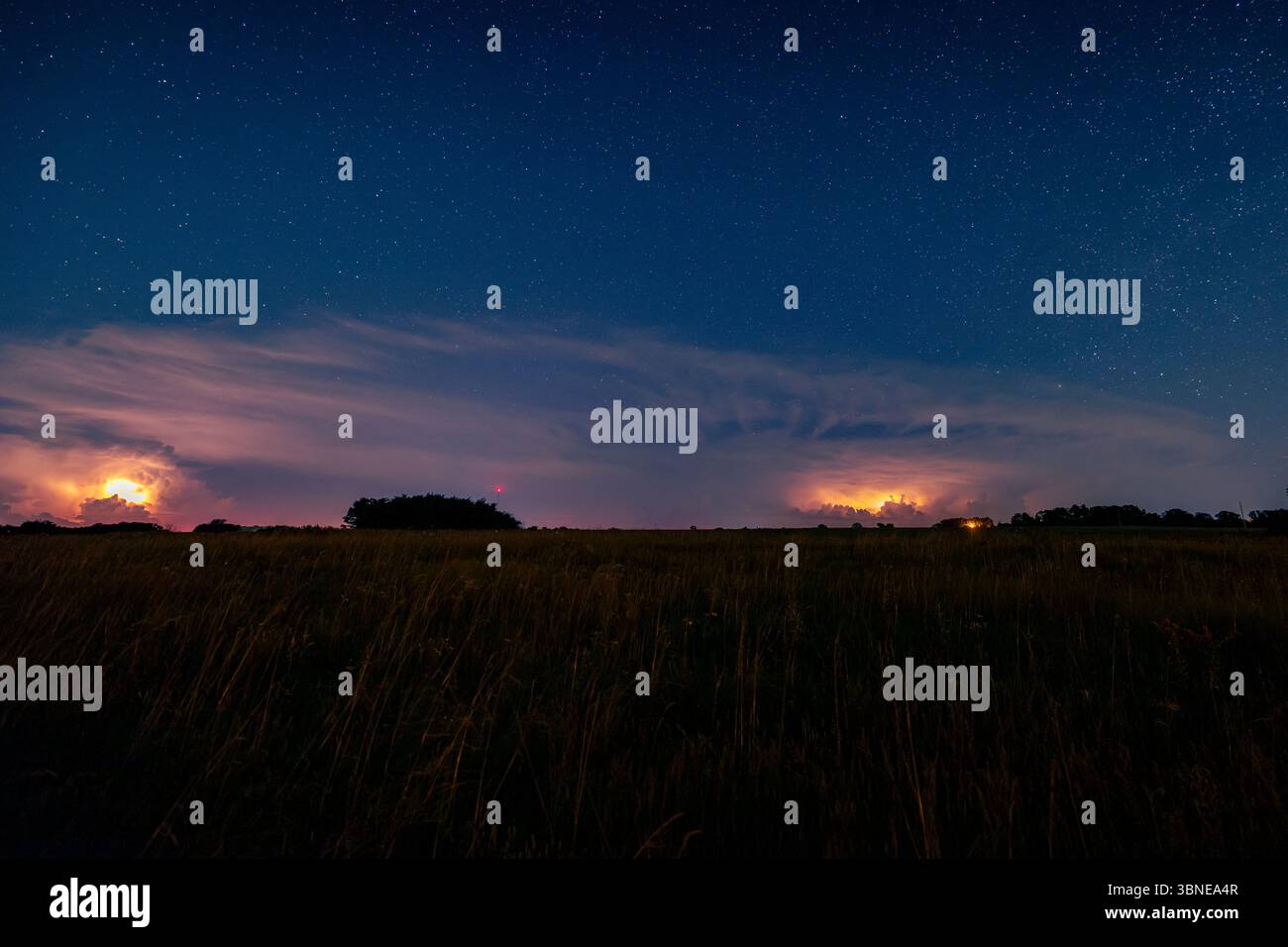 Via Lattea all'alba Old Barn Terry Nunn Photography Foto Stock