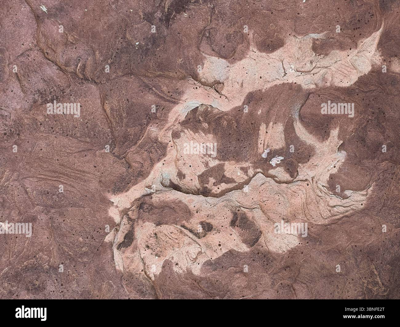 Dettaglio in arenaria; fiume Colorado nel Parco Nazionale del Grand Canyon, Arizona. Foto Stock