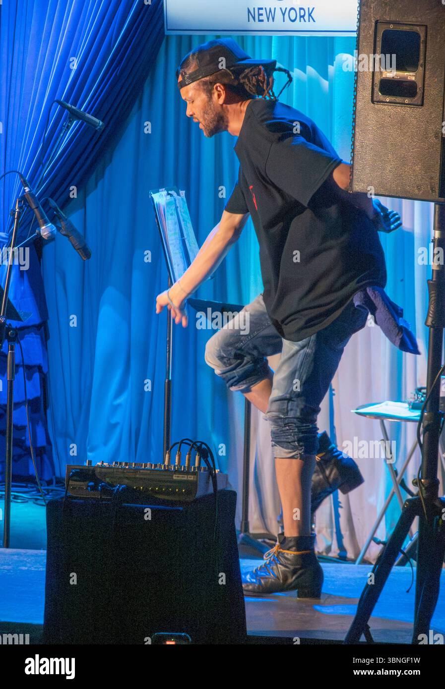 Savion Glover TAP Dancing, jazz club Blue Note, New York, USA Foto Stock