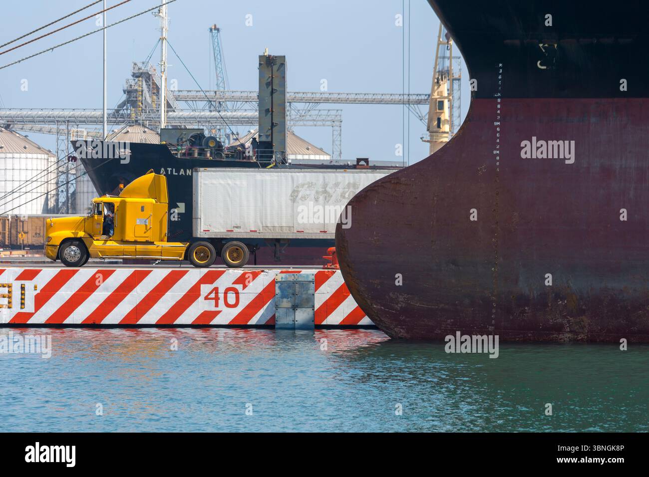 Navi e cantieri navali a Veracruz, Messico Foto Stock