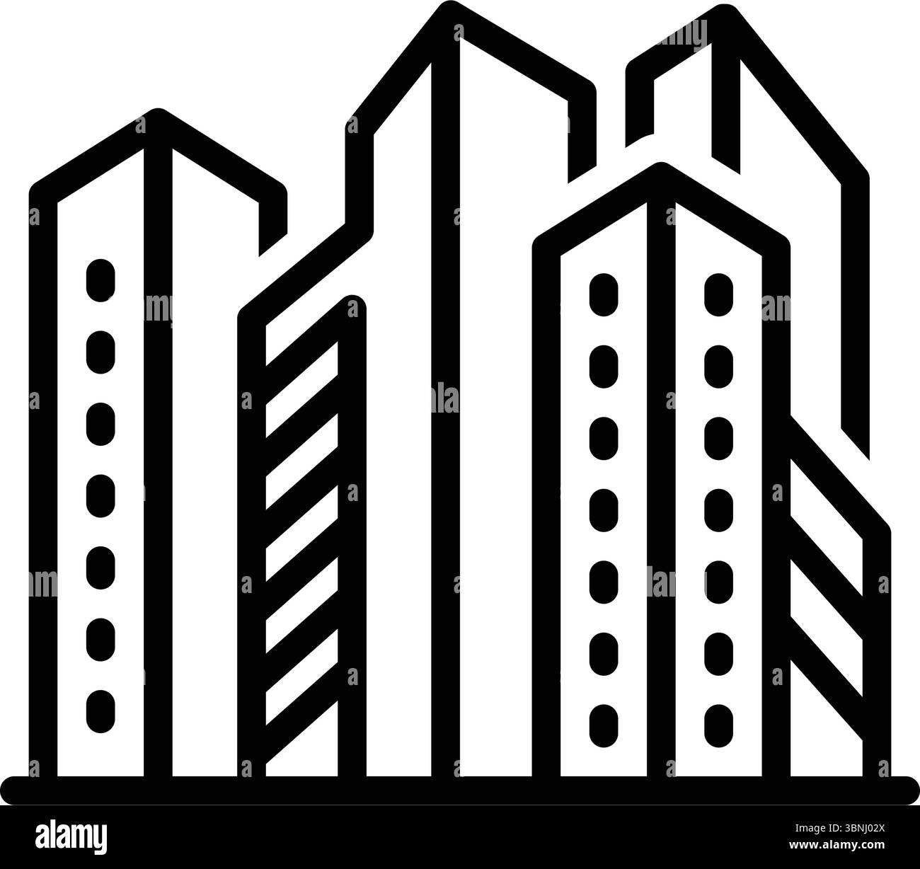 Icona per lo spazio commerciale, commerciale Illustrazione Vettoriale