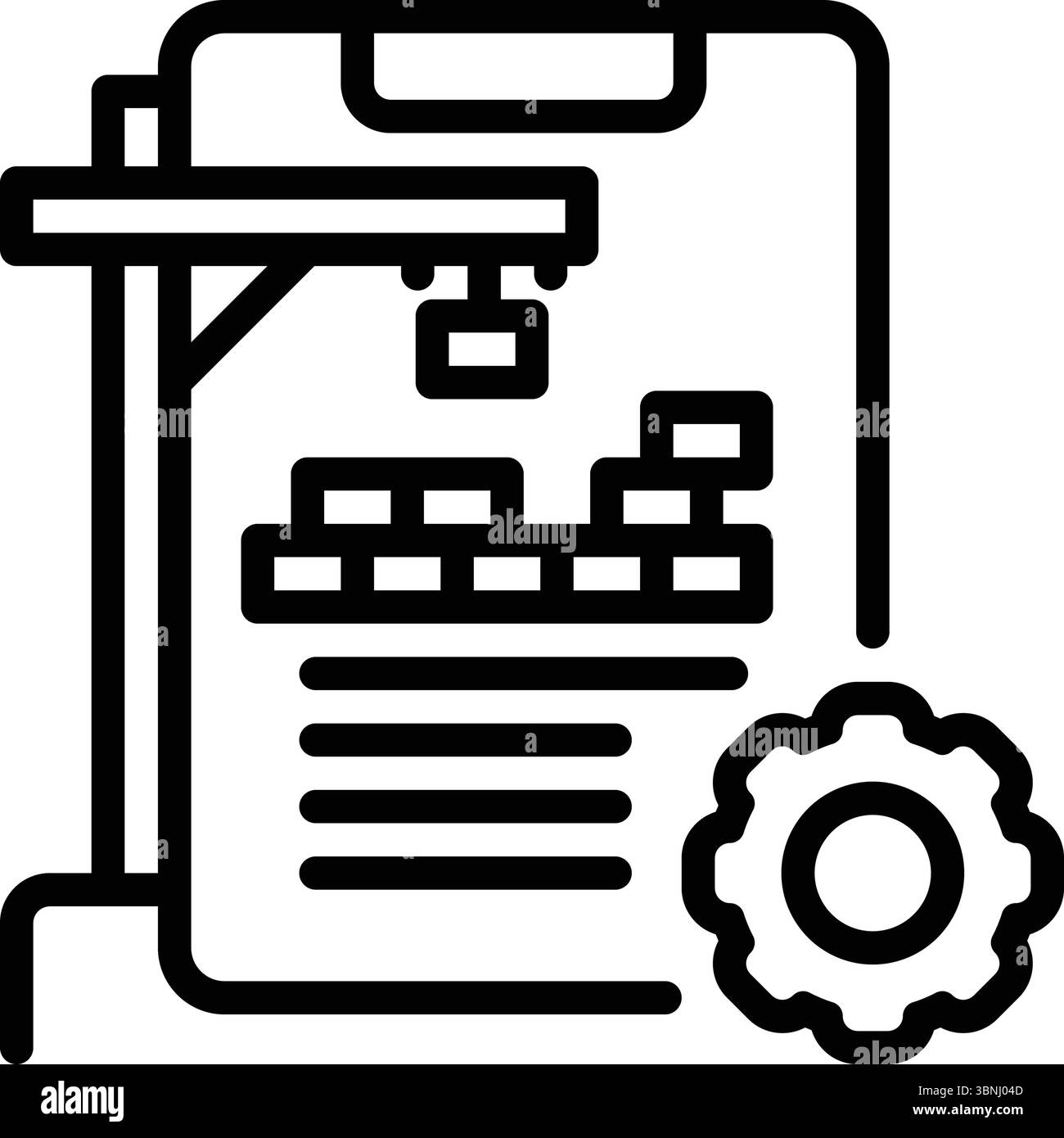 Icona per la preparazione del sito, sito Illustrazione Vettoriale