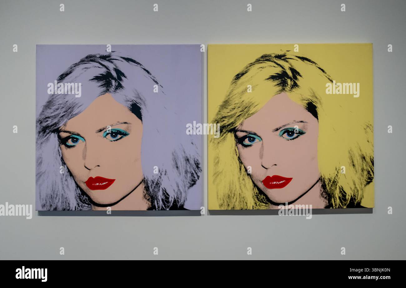 Stampa dello schermo di Debbie Harry Portrait Foto Stock